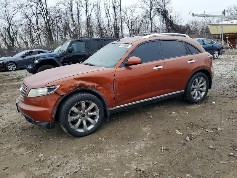 INFINITI FX35 2007 with VIN JNRAS08WX7X207469 - Photo from auction