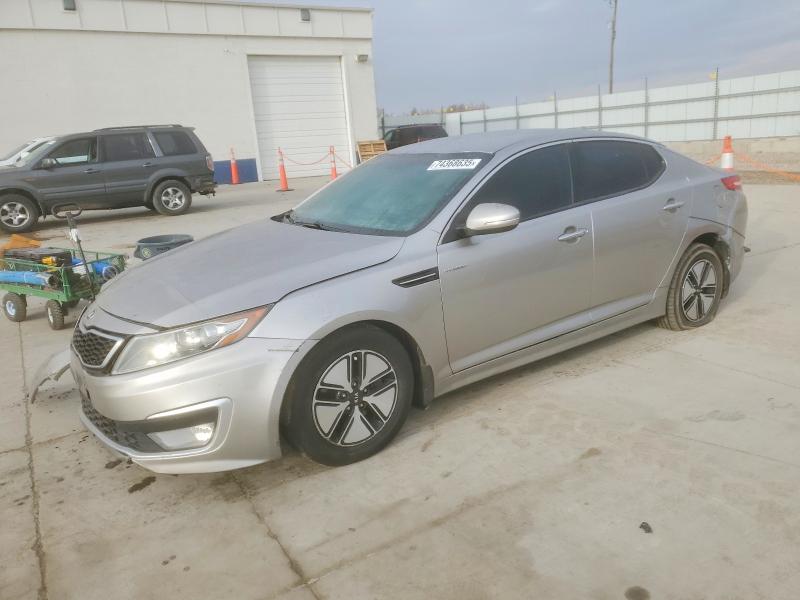 KIA OPTIMA HYB 2013 with VIN KNAGM4AD3D5061179 - Photo from auction