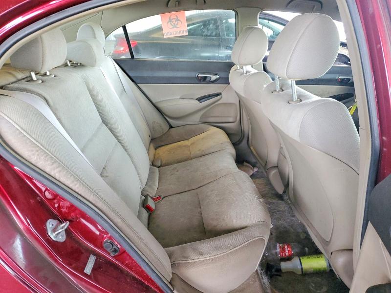 Photo 10 from auction – 2010 HONDA CIVIC LX with VIN 19XFA1F57AE074797