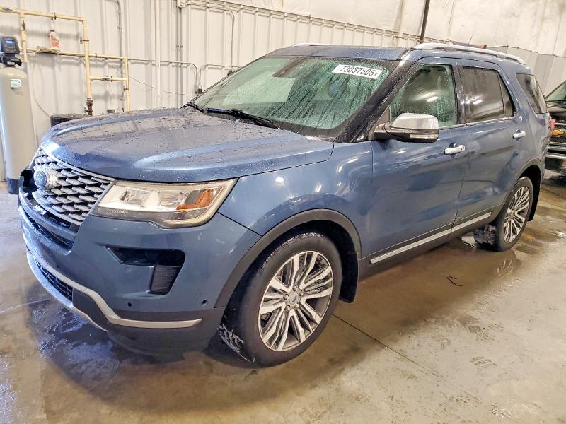 FORD EXPLORER P 2018 with VIN 1FM5K8HT9JGB04407 - Photo from auction