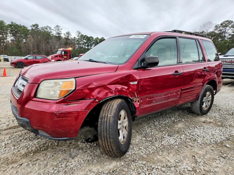 Photo 1 from auction – 2006 HONDA PILOT LX with VIN 5FNYF18146B023165