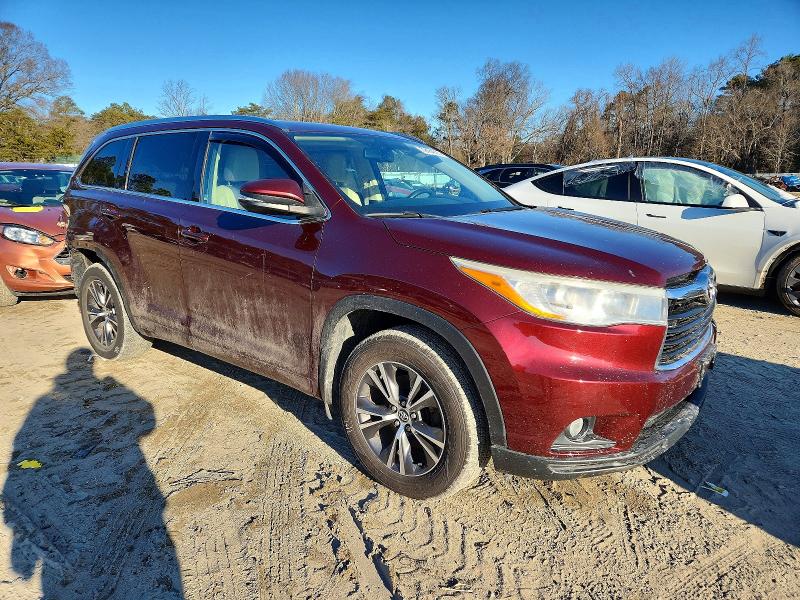 Foto 4 de la subasta – 2016 TOYOTA HIGHLANDER con VIN 5TDJKRFH4GS328559