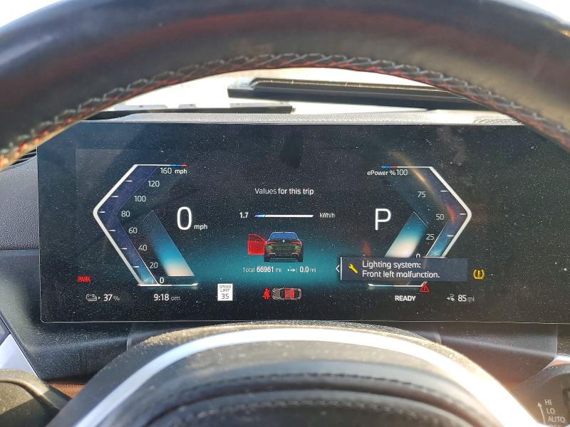 Photo 9 from auction – 2022 BMW I4 M50 with VIN WBY33AW05NFN01616