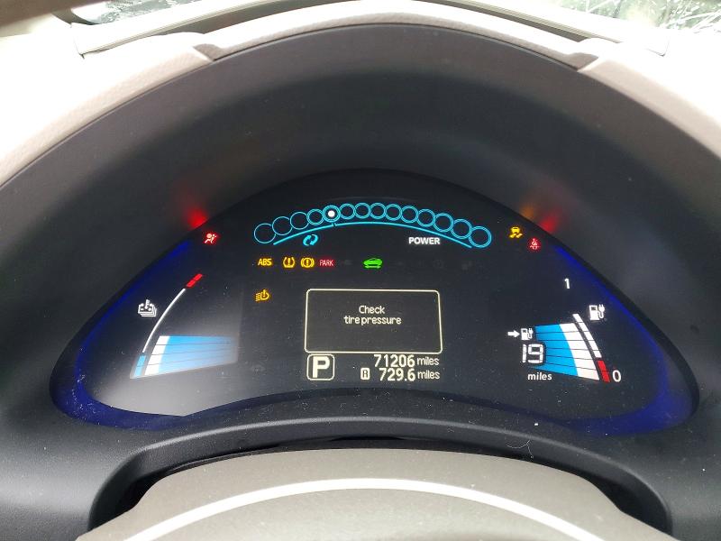 Photo 9 from auction – 2011 NISSAN LEAF SV with VIN JN1AZ0CP7BT007566