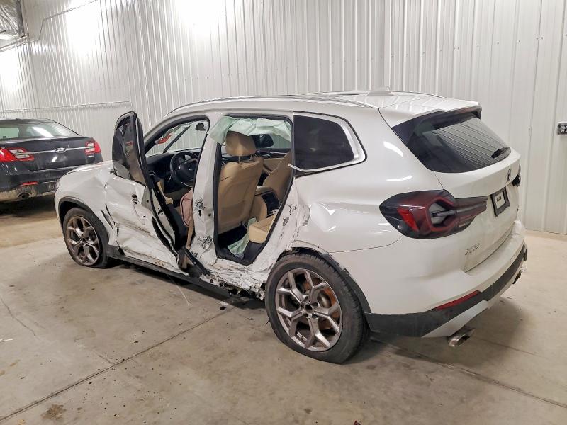Photo 2 from auction – 2022 BMW X3 with VIN 5UX53DP00N9M95909
