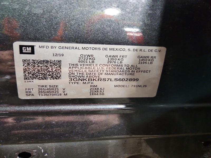 Photo 14 from auction – 2020 CHEVROLET BLAZER RS with VIN 3GNKBKRS7LS602899