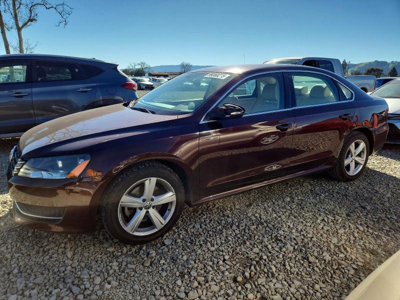 Photo 1 from auction – 2012 VOLKSWAGEN PASSAT SE with VIN 1VWBP7A36CC094858