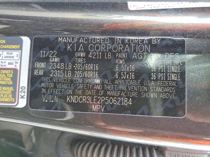 Photo 14 from auction – 2023 KIA NIRO with VIN KNDCR3LE2P5062184