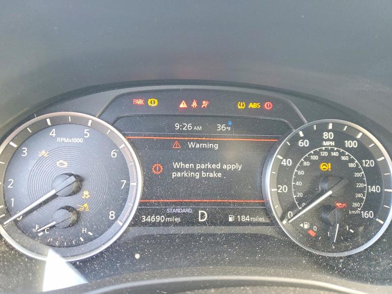 Photo 9 from auction – 2022 INFINITI QX55 with VIN 3PCAJ5K35NF106698