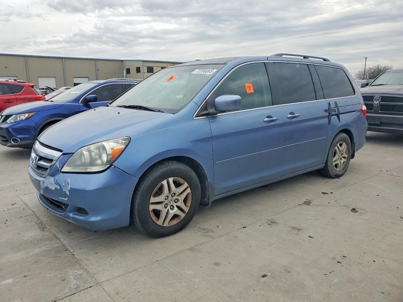 HONDA ODYSSEY EX 2007 with VIN 5FNRL384X7B022266 - Photo from auction