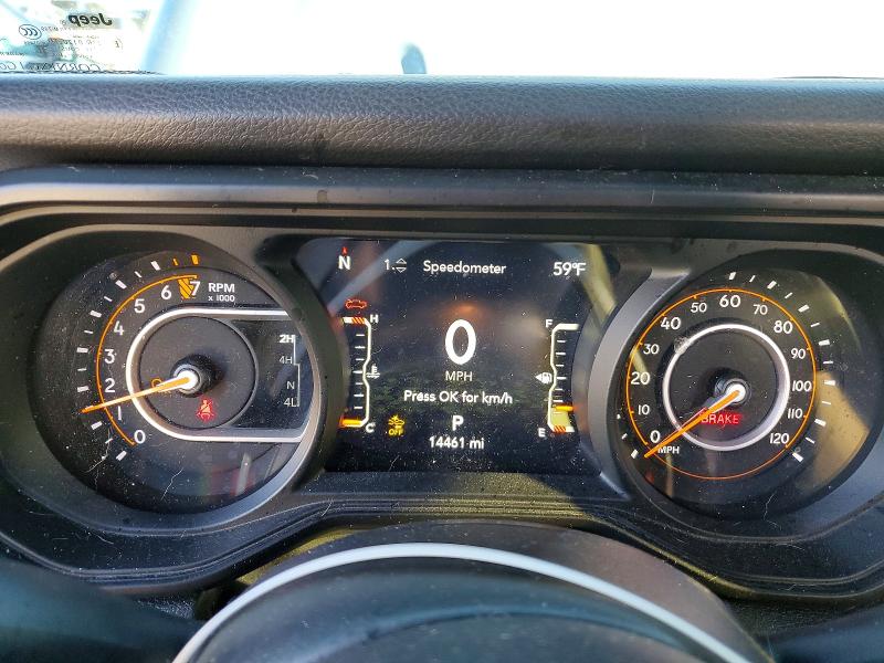 Photo 9 from auction – 2024 JEEP GLADIATOR with VIN 1C6HJTAG4RL126751