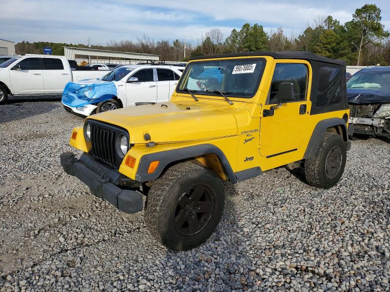 JEEP WRANGLER / 2000 with VIN 1J4FA49S9YP774795 - Photo from auction