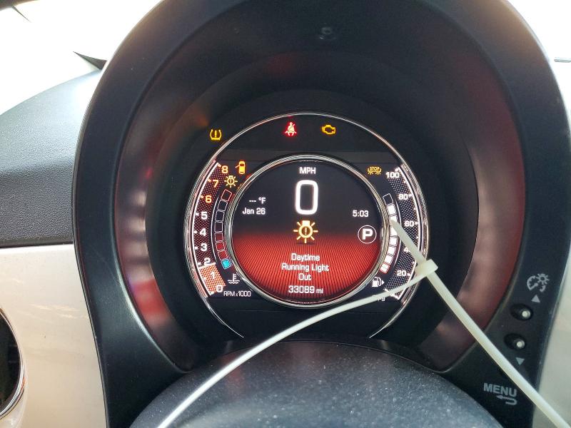 صورة رقم 9 من المزاد - 2018 FIAT 500 LOUNGE مع VIN 3C3CFFCH7JT523797
