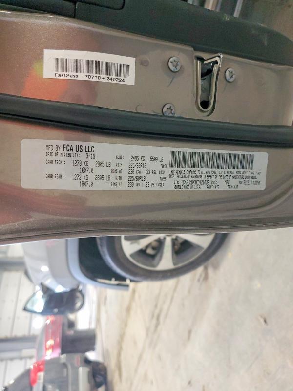 Photo 14 from auction – 2019 JEEP CHEROKEE with VIN 1C4PJMDX4KD421032