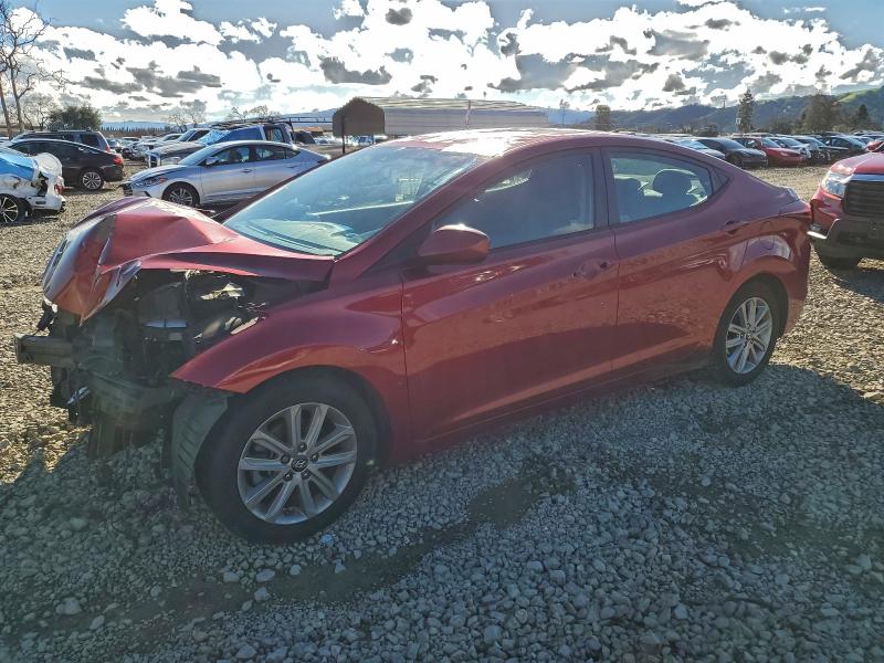 HYUNDAI ELANTRA SE 2016 with VIN 5NPDH4AE8GH722650 - Photo from auction