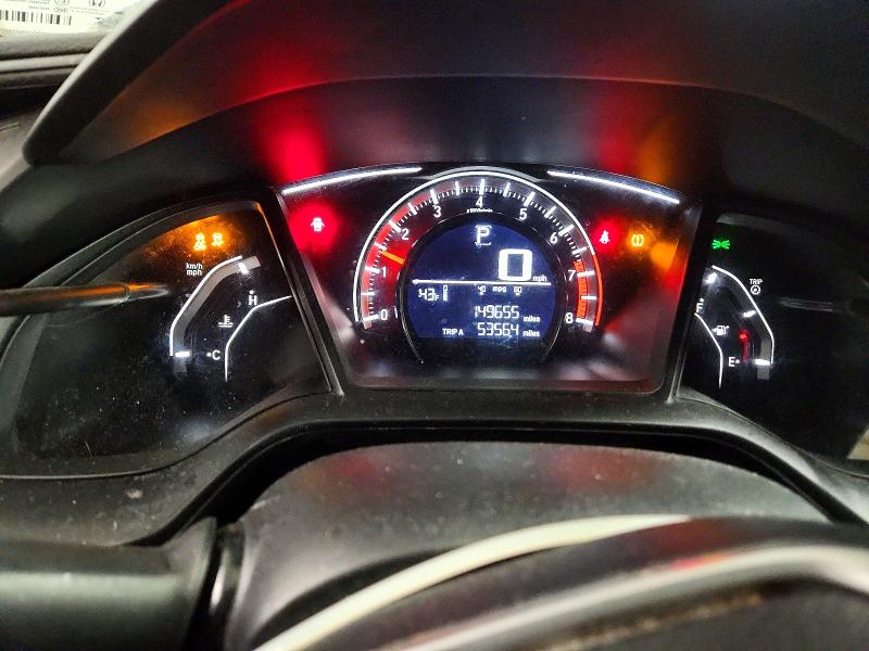 Photo 9 from auction – 2018 HONDA CIVIC LX with VIN 19XFC2F52JE037348