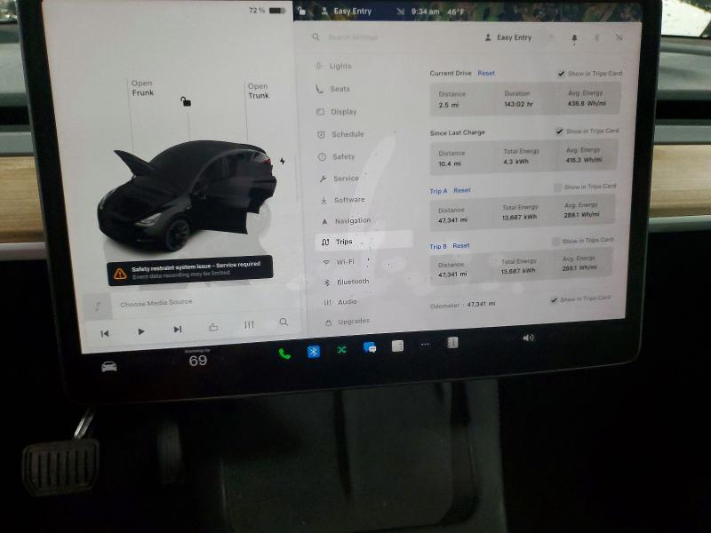 Photo 9 from auction – 2023 TESLA MODEL Y with VIN 7SAYGDEE3PF802650
