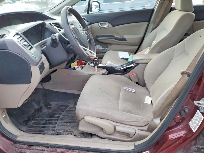 Photo 7 from auction – 2012 HONDA CIVIC with VIN 19XFB2F89CE343866