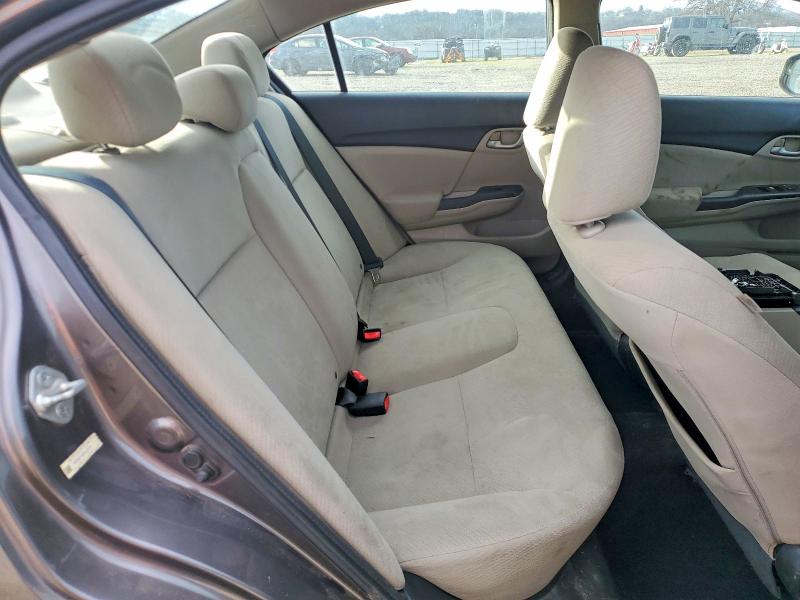 Photo 10 from auction – 2013 HONDA CIVIC LX with VIN 19XFB2F54DE223125