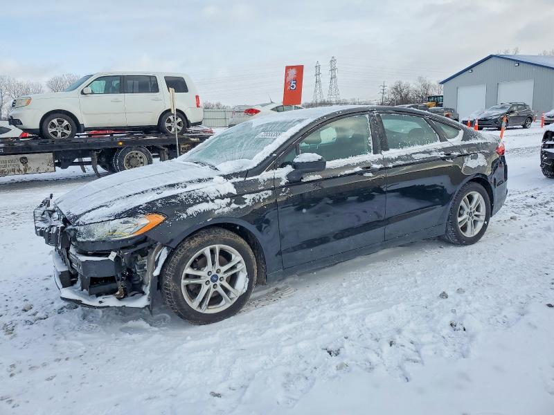 FORD FUSION SE 2018 with VIN 3FA6P0HD5JR108196 - Photo from auction