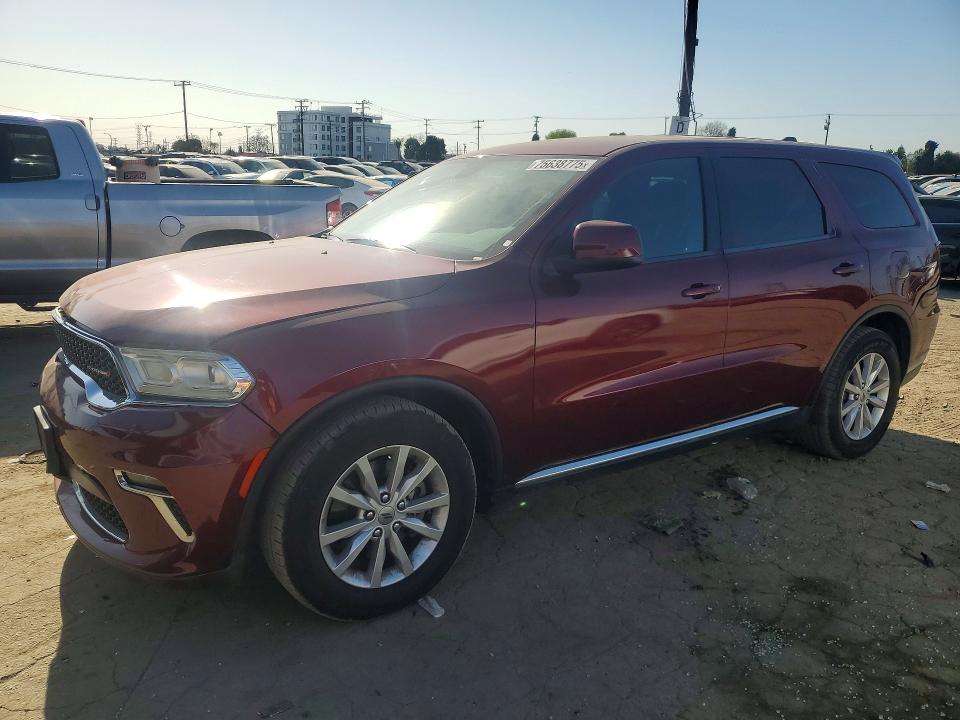DODGE DURANGO 2021 with VIN 1C4RDHAG0MC520144 - Photo from auction