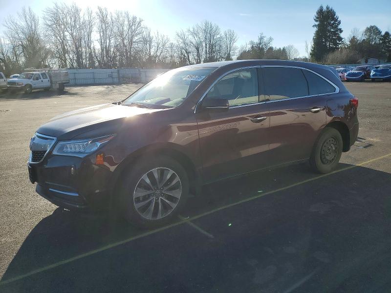 ACURA MDX TECHNO 2014 with VIN 5FRYD4H46EB017088 - Photo from auction