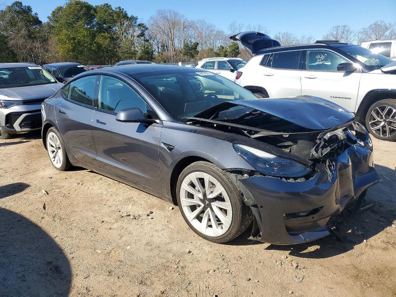 Photo 4 from auction – 2022 TESLA MODEL 3 with VIN 5YJ3E1EA7NF287349
