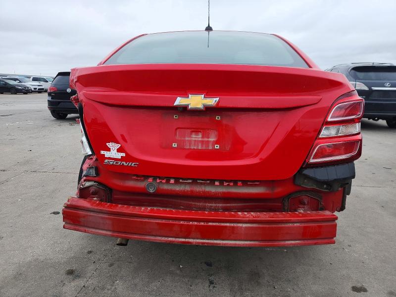 Photo 6 from auction – 2017 CHEVROLET SONIC with VIN 1G1JB5SH0H4135345