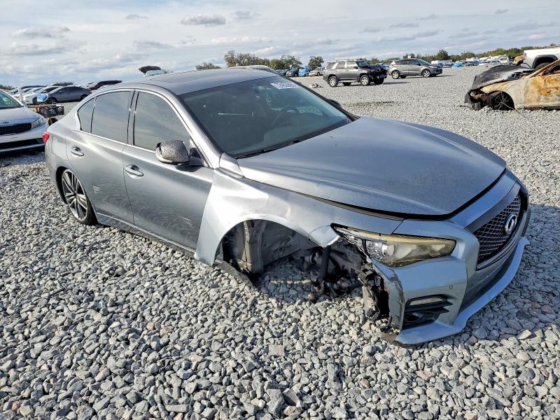 Photo 4 from auction – 2014 INFINITY Q50 HYBRID with VIN JN1AV7AP1EM691763