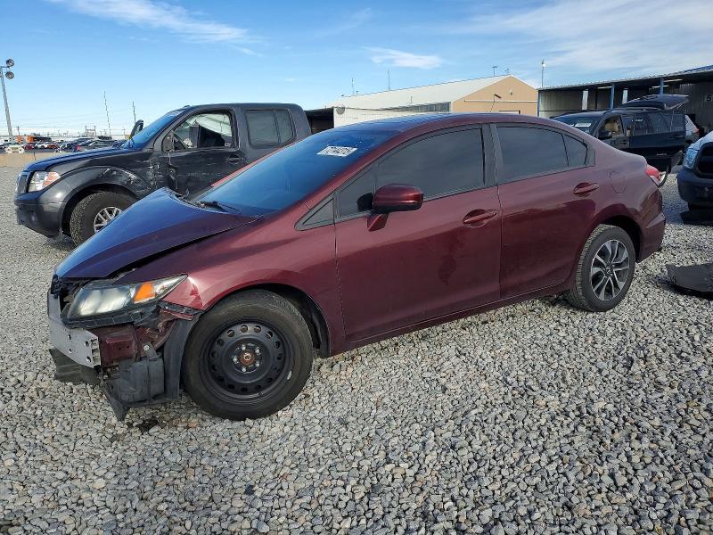 HONDA CIVIC EX 2014 with VIN 19XFB2F8XEE041182 - Photo from auction