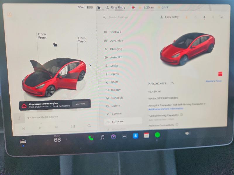 Photo 9 from auction – 2023 TESLA MODEL 3 with VIN 5YJ3E1EA9PF465880