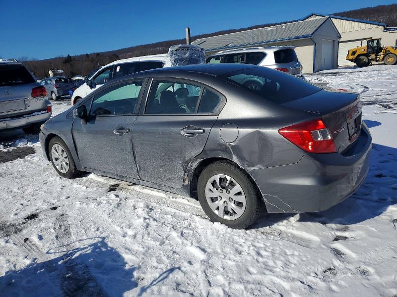 Photo 2 from auction – 2012 HONDA CIVIC LX with VIN 19XFB2F57CE339319