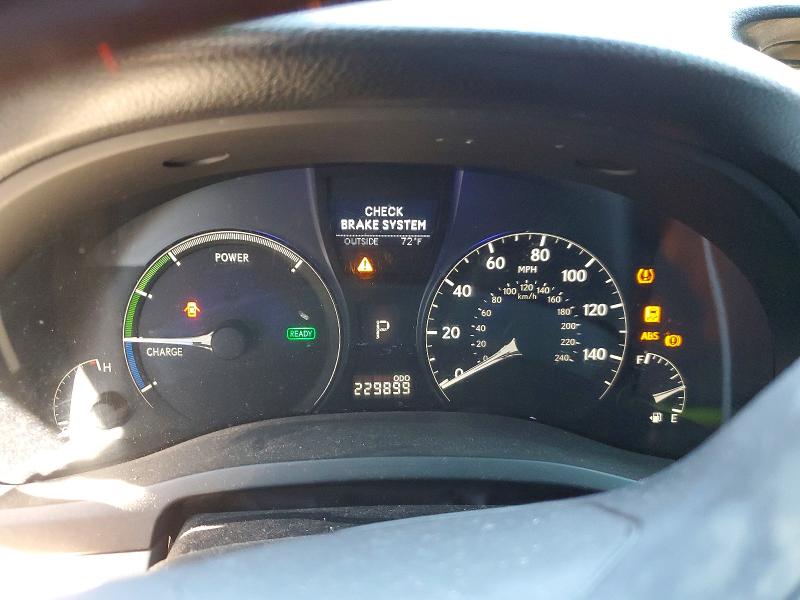 Photo 9 from auction – 2012 LEXUS RX 450H with VIN JTJBC1BA2C2047077