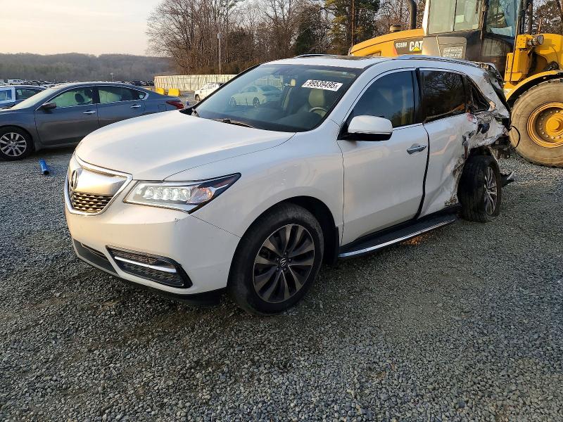 ACURA MDX TECHNO 2014 with VIN 5FRYD3H42EB020824 - Photo from auction