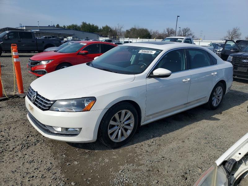 VOLKSWAGEN PASSAT SEL 2012 with VIN 1VWCP7A39CC087200 - Photo from auction