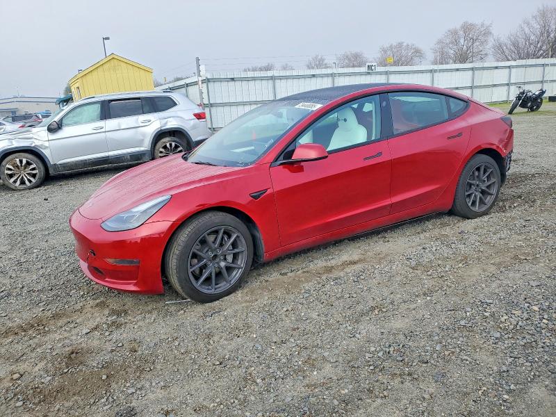TESLA MODEL 3 2023 with VIN 5YJ3E1EA5PF614589 - Photo from auction