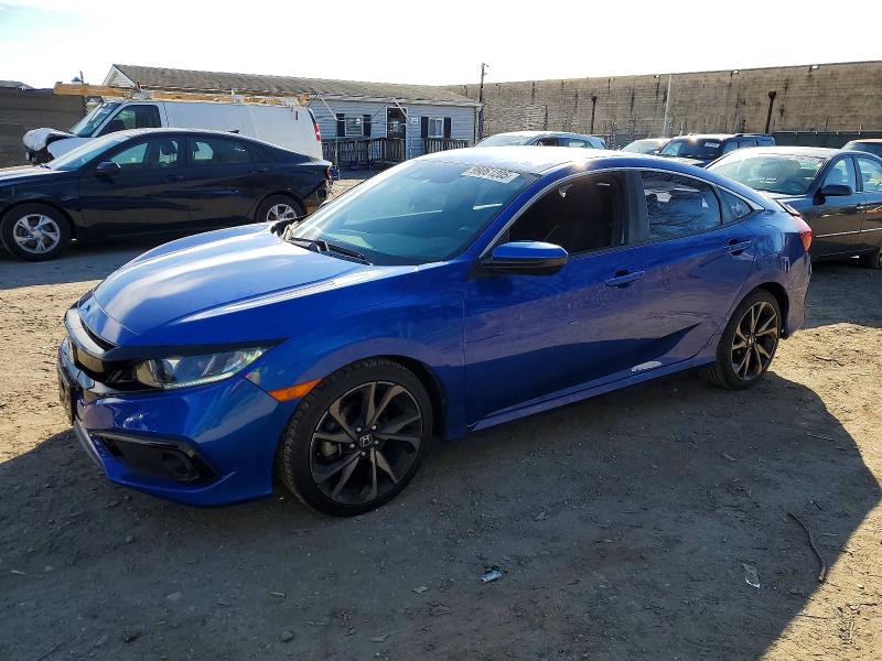 HONDA CIVIC 2019 with VIN 2HGFC2F89KH575482 - Photo from auction