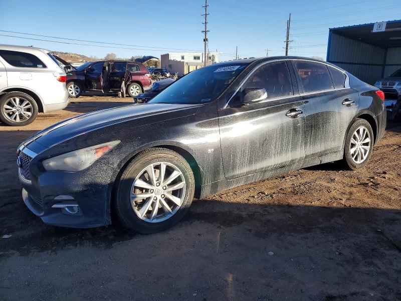 INFINITI Q50 BASE 2014 with VIN JN1BV7AR8EM691409 - Photo from auction