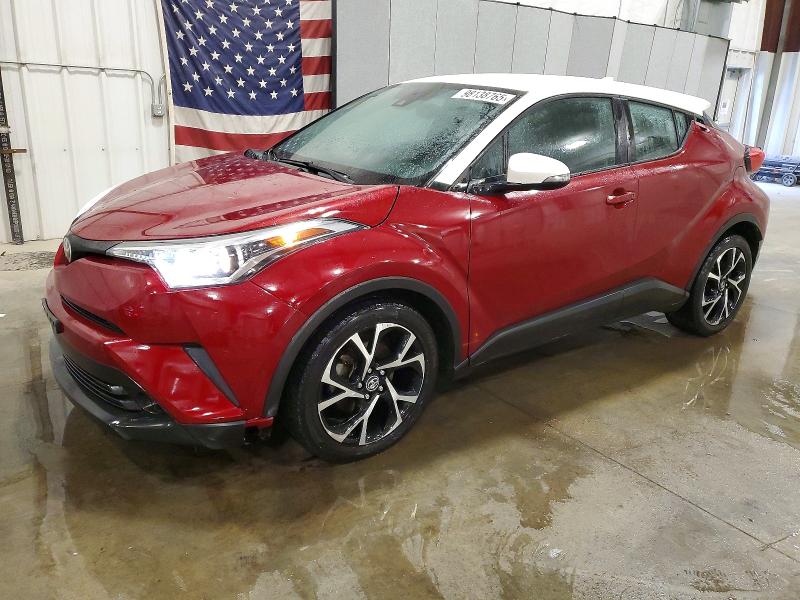 TOYOTA C-HR XLE 2018 with VIN NMTKHMBX2JR034277 - Photo from auction