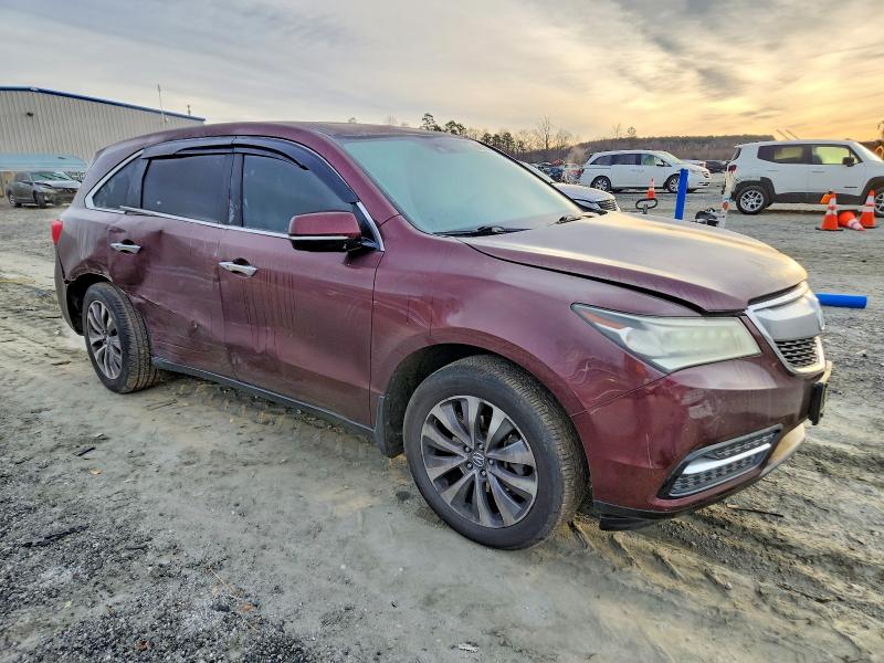 Photo 4 from auction – 2014 ACURA MDX with VIN 5FRYD4H4XEB003503