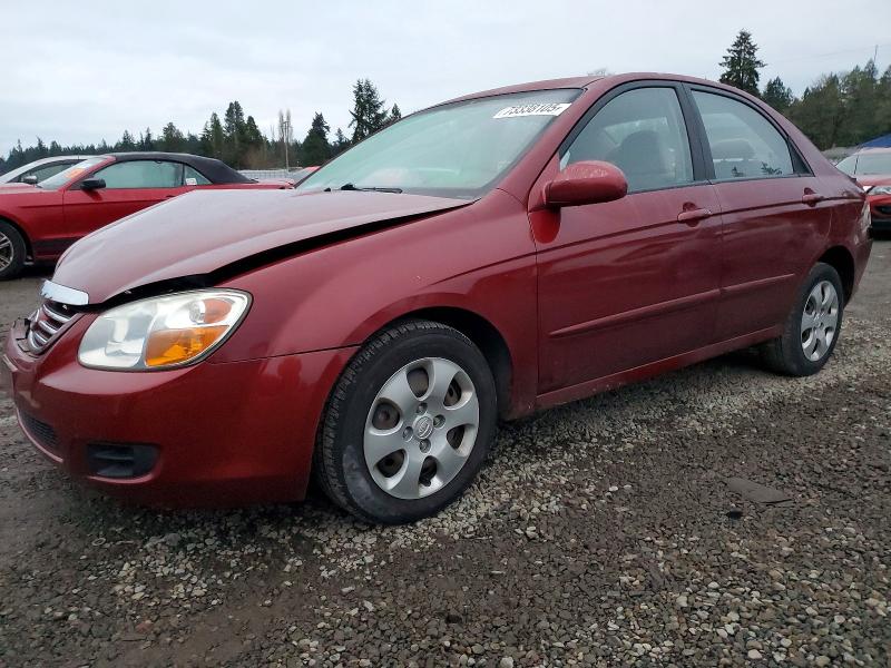 KIA SPECTRA EX 2007 with VIN KNAFE121975402682 - Photo from auction