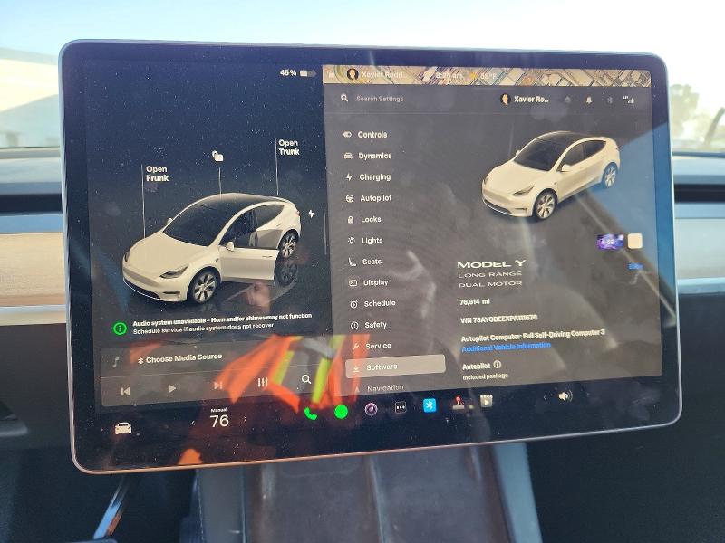 Photo 9 from auction – 2023 TESLA MODEL Y with VIN 7SAYGDEEXPA111676