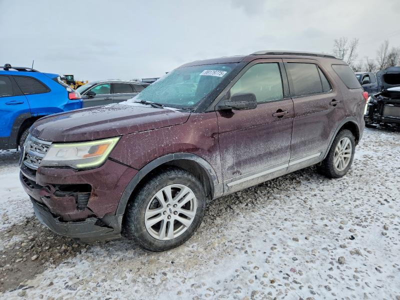 FORD EXPLORER 2018 with VIN 1FM5K8DH2JGA35190 - Photo from auction