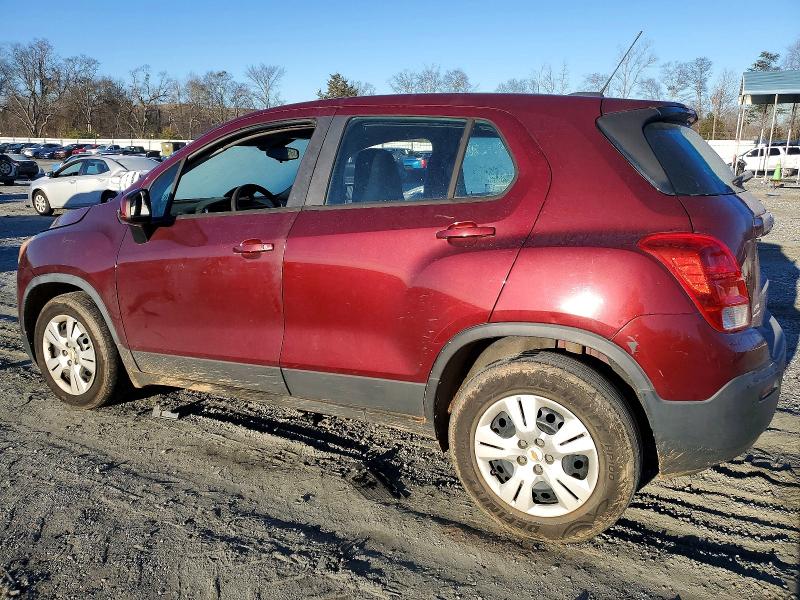 Photo 2 from auction – 2016 CHEVROLET TRAX LS with VIN 3GNCJKSB2GL134050