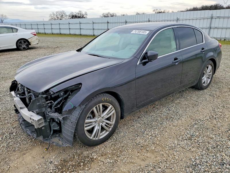 INFINITI G37 2012 with VIN JN1CV6AP3CM626722 - Photo from auction