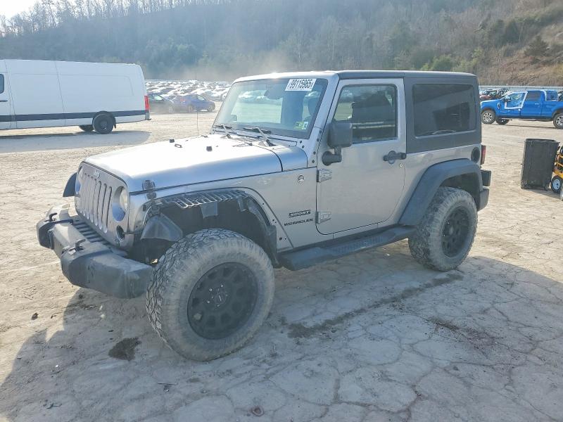 JEEP WRANGLER S 2014 with VIN 1C4AJWAG6EL323443 - Photo from auction