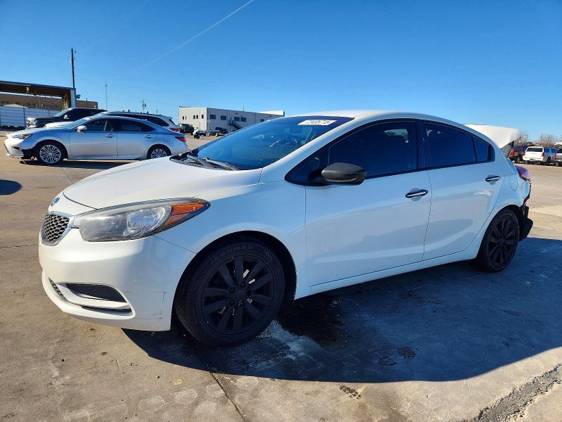 KIA FORTE LX 2014 with VIN KNAFX4A69E5059796 - Photo from auction