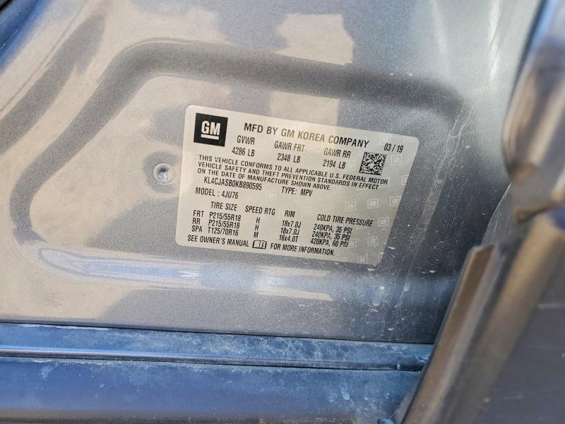 Photo 14 from auction – 2019 BUICK ENCORE PRE with VIN KL4CJASB0KB890595