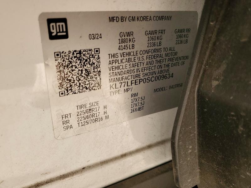 Photo 14 from auction – 2025 CHEVROLET TRAX LS with VIN KL77LFEP0SC009634
