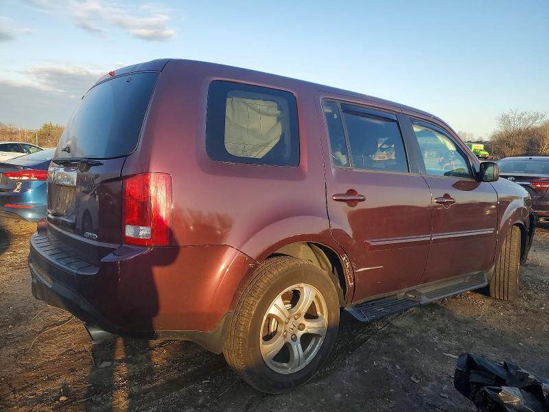 Photo 3 from auction – 2013 HONDA PILOT EXL with VIN 5FNYF4H52DB042976